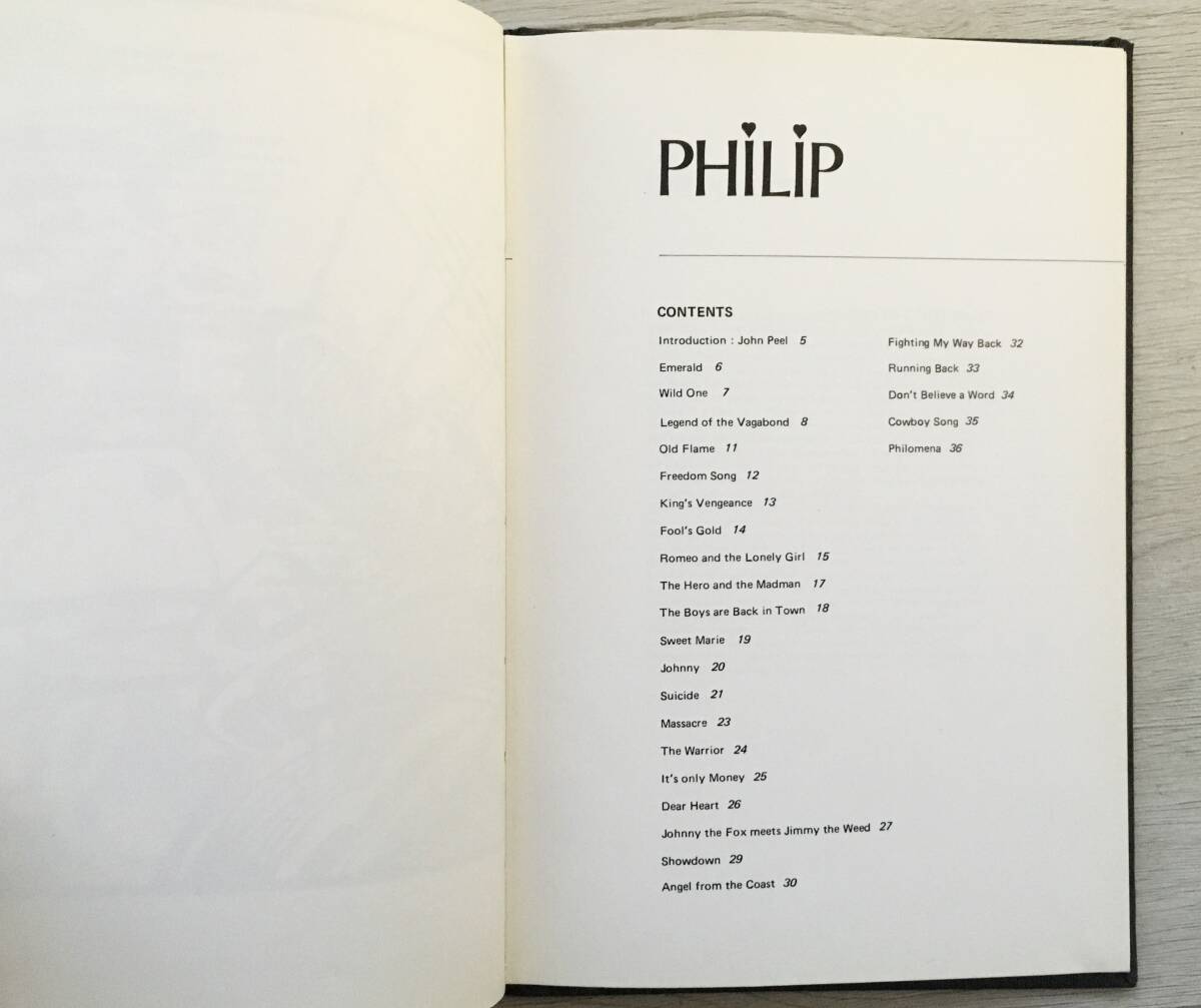 PHILIP PHILIP LYNOTT 詩集 38ページ　1ST EDITION 初版　UK製 THIN LIZZY_画像3