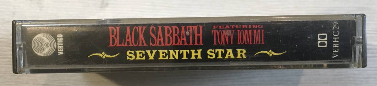 BLACK SABBATH SEVENTH STAR カセット UK製の画像2