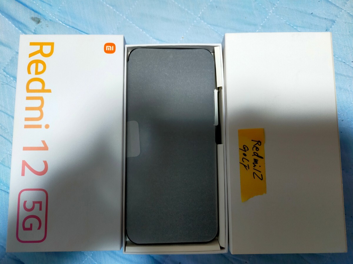 Redmi 12 5G XIG03SKA 　ミッドナイトブラック 　未使用 Xiaomi