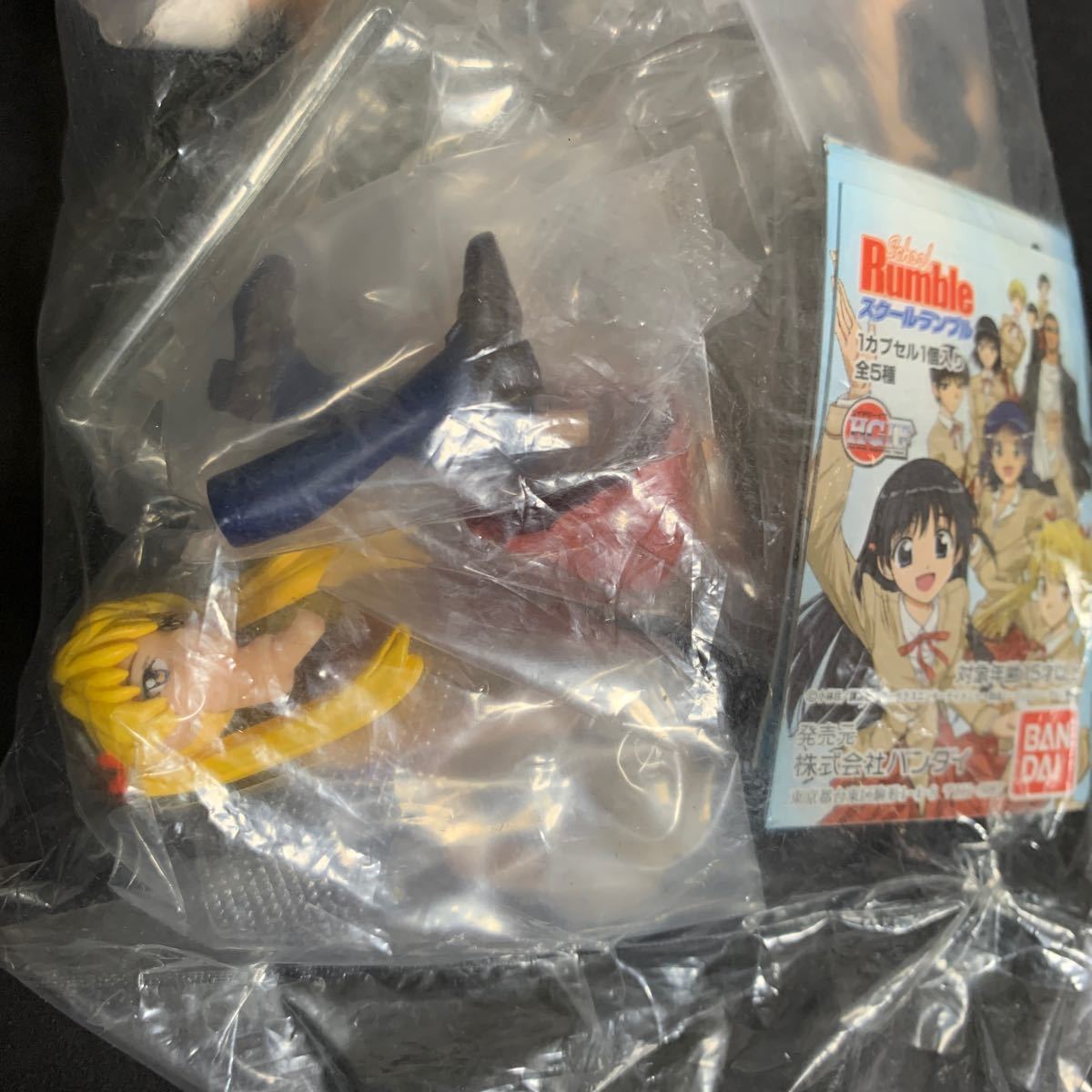 全5種 スクールランブル hg ガシャポン カプセルトイ フィギュア 未開封品 School Rumble figure BANDAI バンダイ フルコンプの画像4