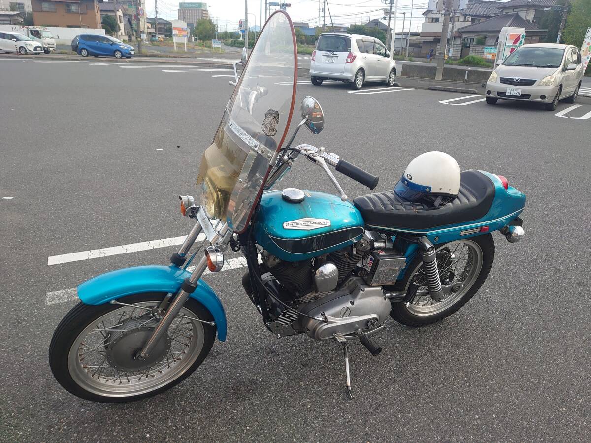 希少！　ボートテール　72年　XLCH1000 オリペン　絶好調　車検有り_画像3