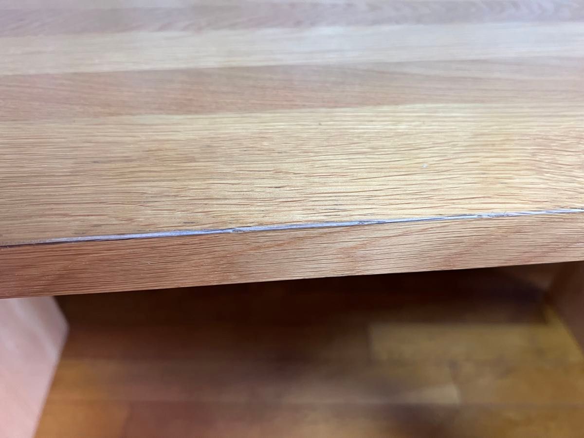 無印良品 コの字型 デスク 机 無垢オーク材 MUJI 