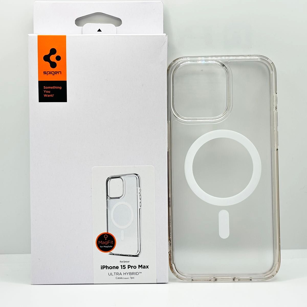 Spigen　iPhone 15 Pro Max　ケース　ウルトラ・ハイブリッド・マグフィット　フロストクリア