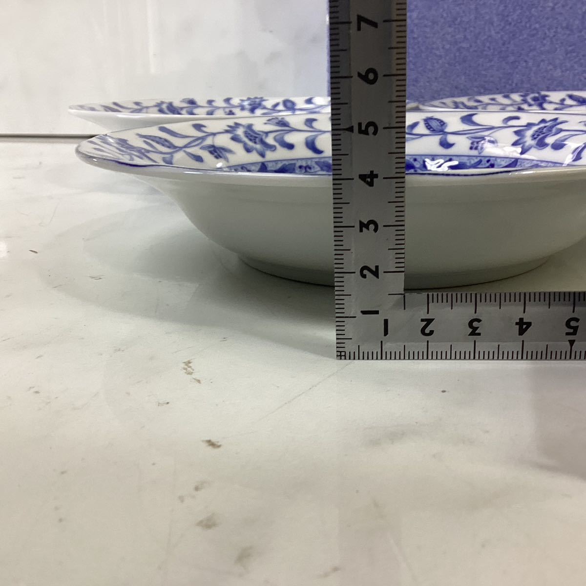 未使用品 美濃焼き お皿 パスタカレー皿 中皿 5枚セット（W-11）の画像4