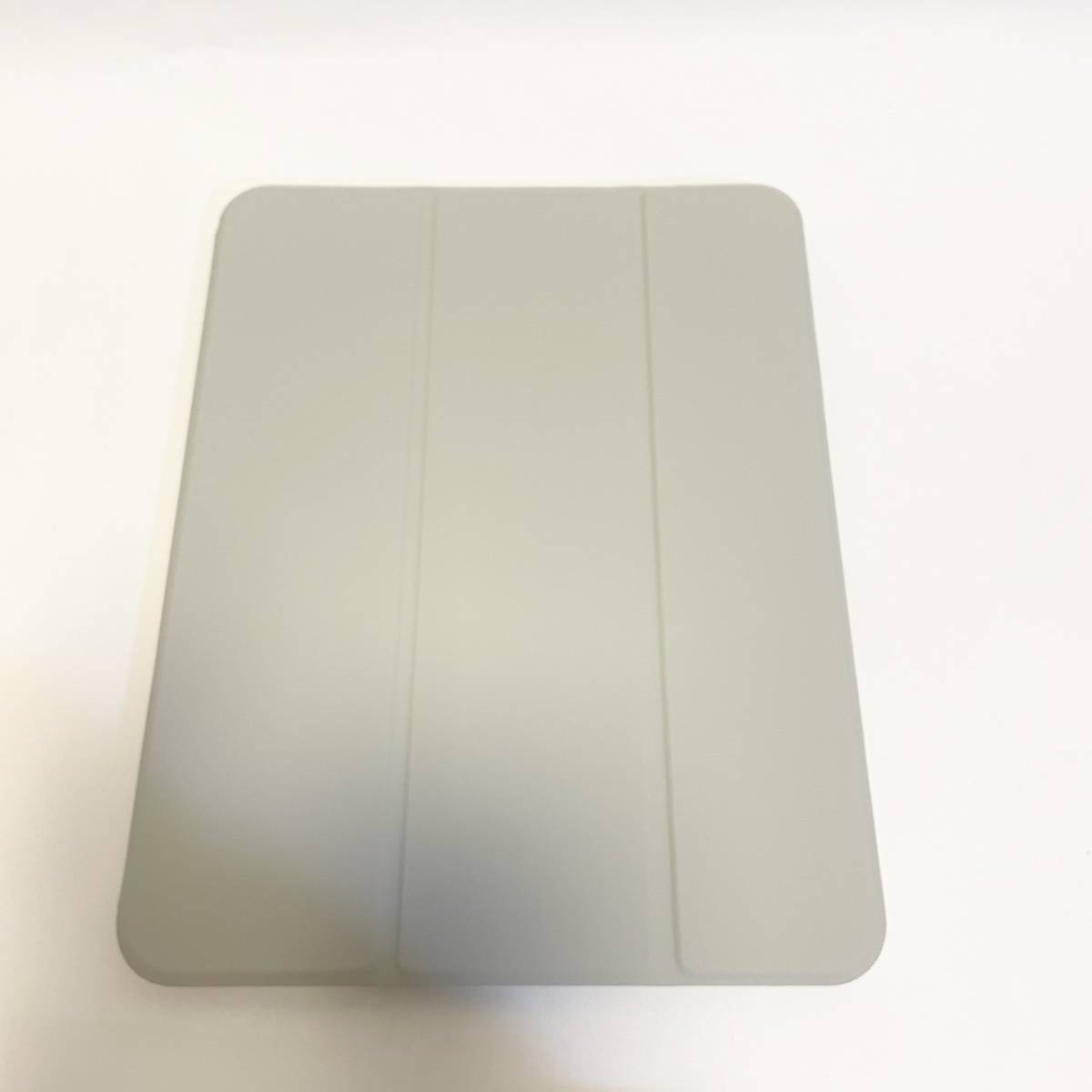 iPad Air 5 ケース iPad Air4 10.9 インチ 第5/4世代 2022/2020年 ペン収納 ホルダー付 ワイヤレス充電対応 ソフト (ホワイトグレー)_画像8