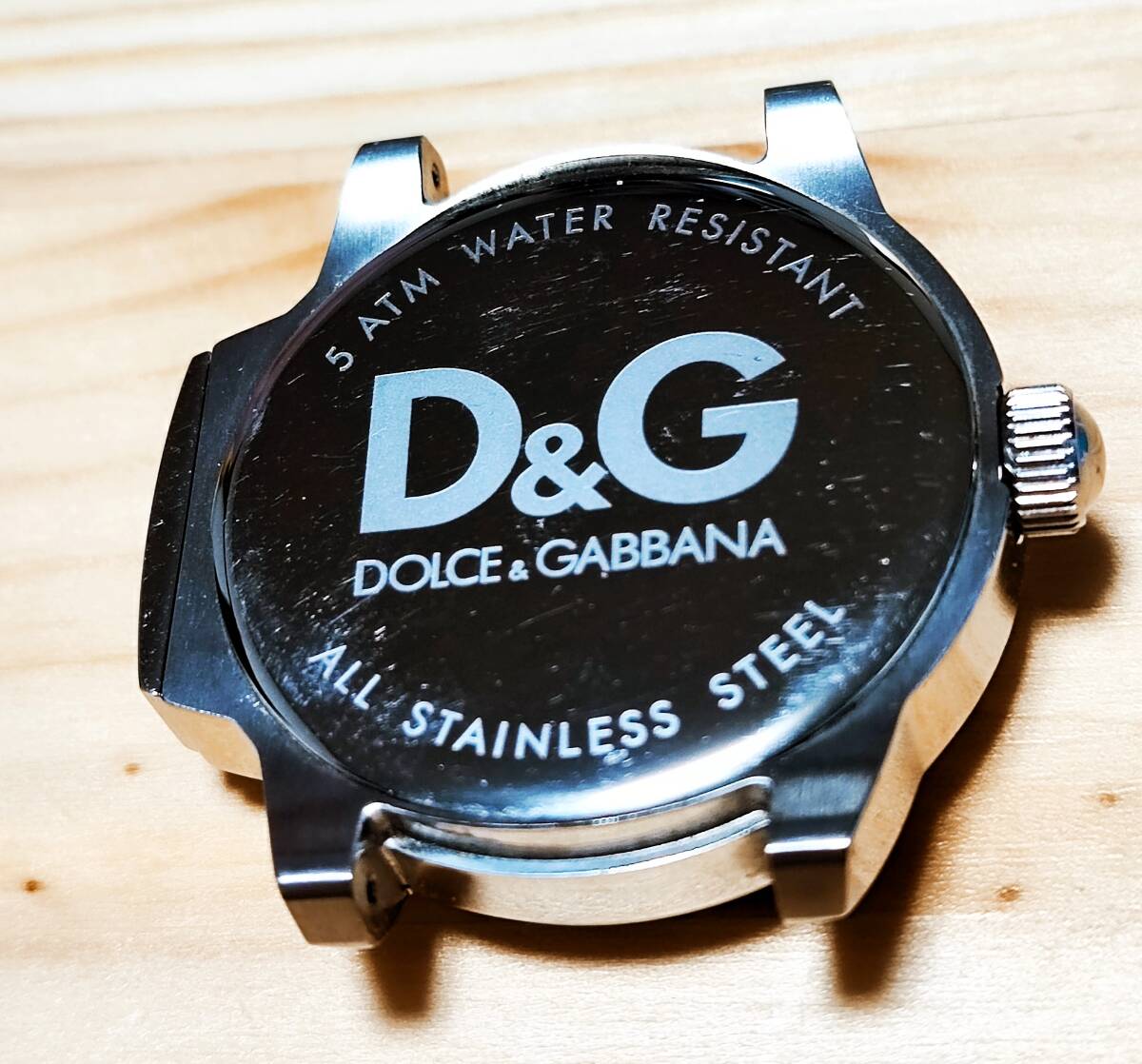 D&G ドルチェ＆ガッバーナ クォーツ・アナログ 腕時計 5ATM 防水 メンズ ステンレス 正規品の画像4