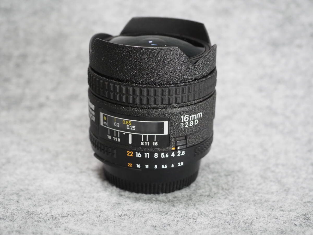 Nikon ニコン Ai AF Fisheye-Nikkor 16mm f/2.8D フィッシュアイレンズ_画像1