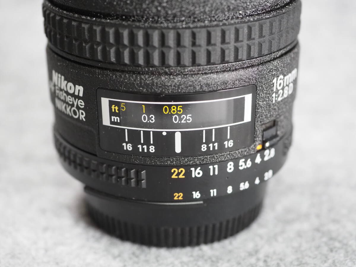 Nikon ニコン Ai AF Fisheye-Nikkor 16mm f/2.8D フィッシュアイレンズ_画像5
