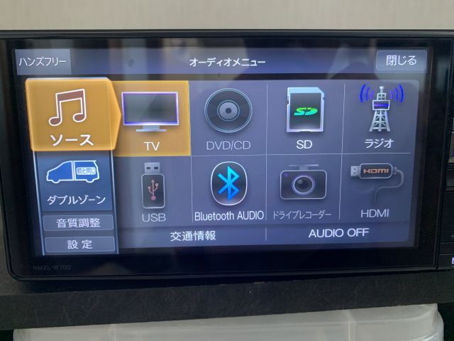 ★2019年★ダイハツ純正ナビ NMZL-W70D Bluetooth フルセグ DVD CD 録音 SD ラジオ アトレー S321G系 後期　ドライブレコーダー DRN-H70N_画像8