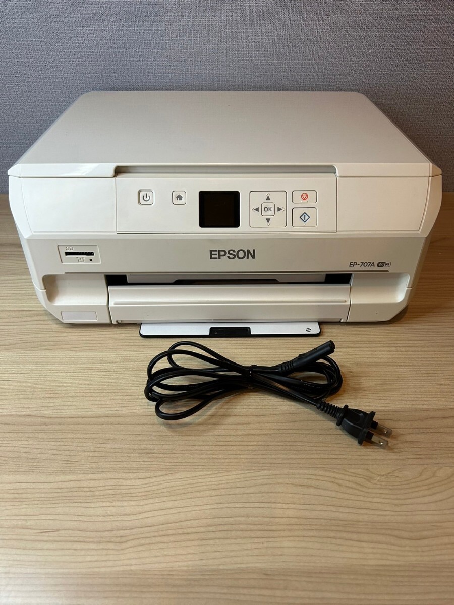 ◯ EPSON カラリオ インクジェットプリンター EP-707A_画像1