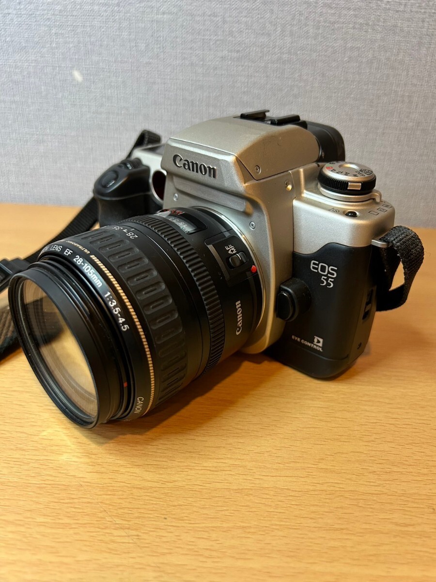 ○ Canon キャノン EOS 55 ズームレンズ 28-105mm 75-300mm セット _画像4