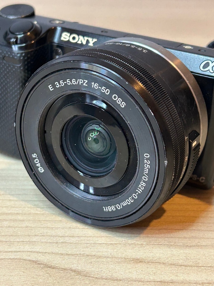 ◯ SONY ミラーレス一眼カメラ NEX-5R SELP-1650 SEL1018 HVL-F7S バッテリー無し_画像6