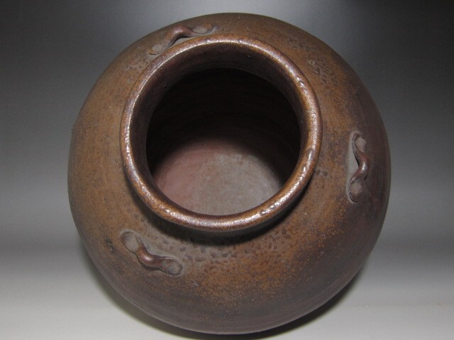 室町時代　古備三耳壷　永禄十年　時代の名品☆ｃ245_画像9