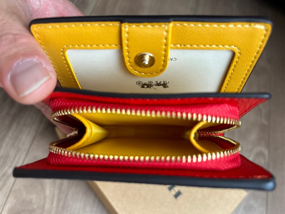 COACH ミッキー　キースヘリング コラボ UFO 二つ折り財布　C7433_画像4