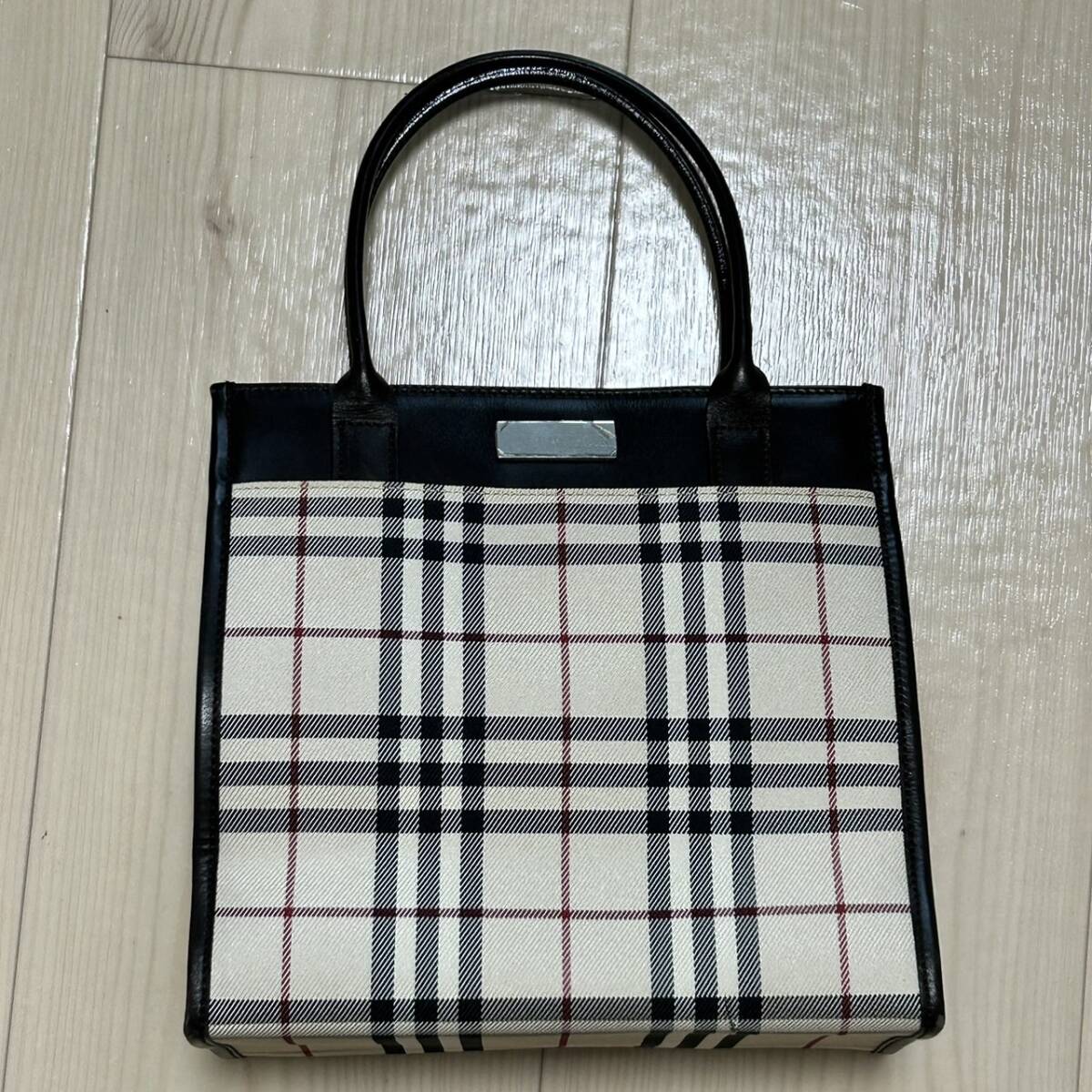 Burberry　バーバリー　ハンドバッグ　チェック　中古品　保管品　トート　バッグ_画像1