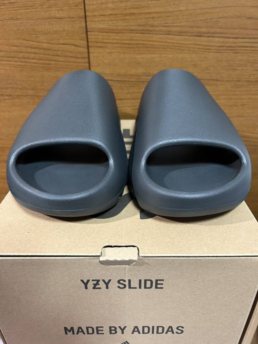 29.5cm【新品未使用】adidas YEEZY Slide Dark Onyx アディダス イージー スライド ダークオニキス サンダル カニエ 正規オンライン当選品