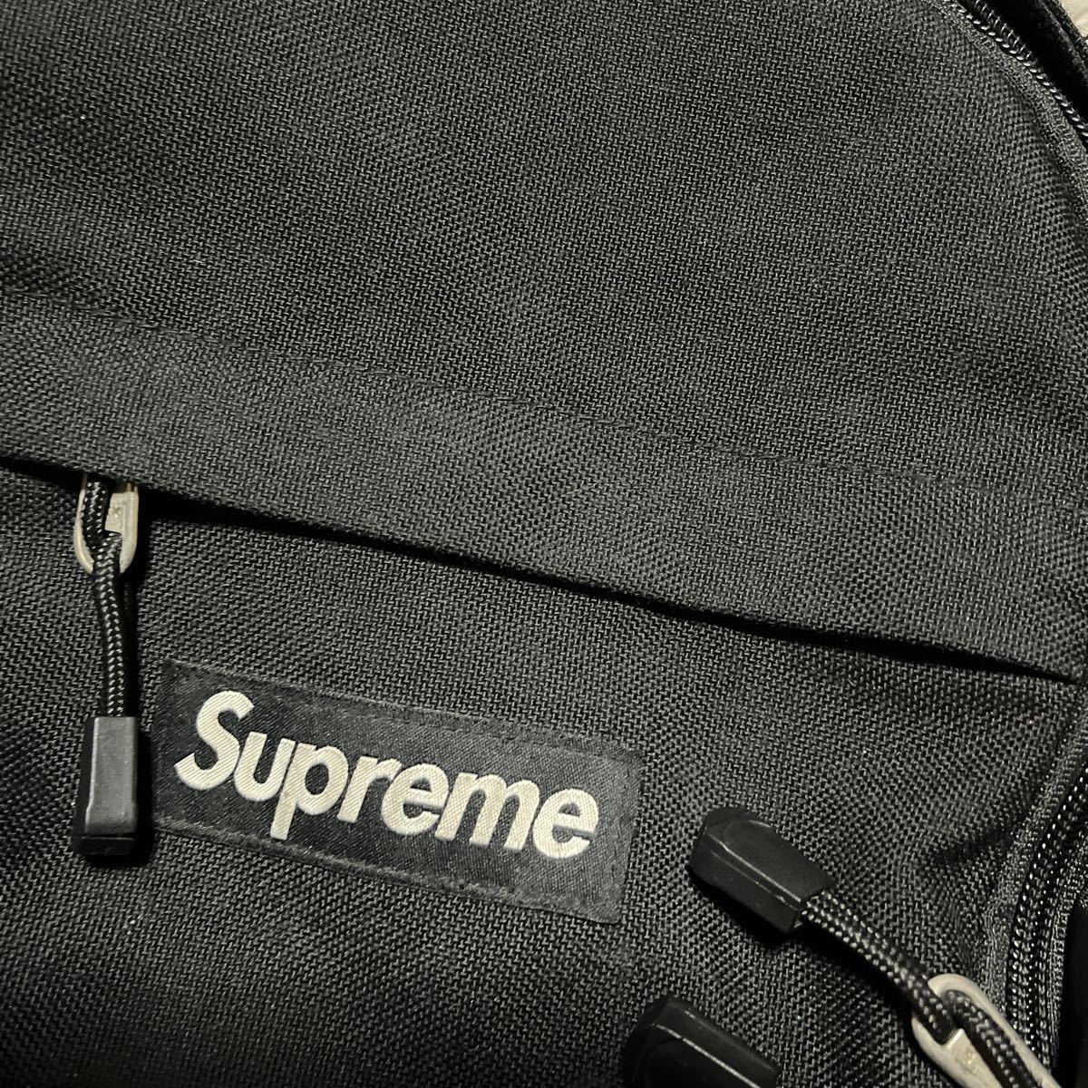 名作　15ss Supreme Backpack バックパック リュック CORDURA コーデュラ Black ブラック 黒 _画像9