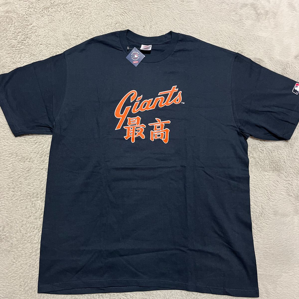 22aw Supreme Giants Kanji MLB tee 漢字　ジャイアンツ　tee tシャツ XL ネイビー