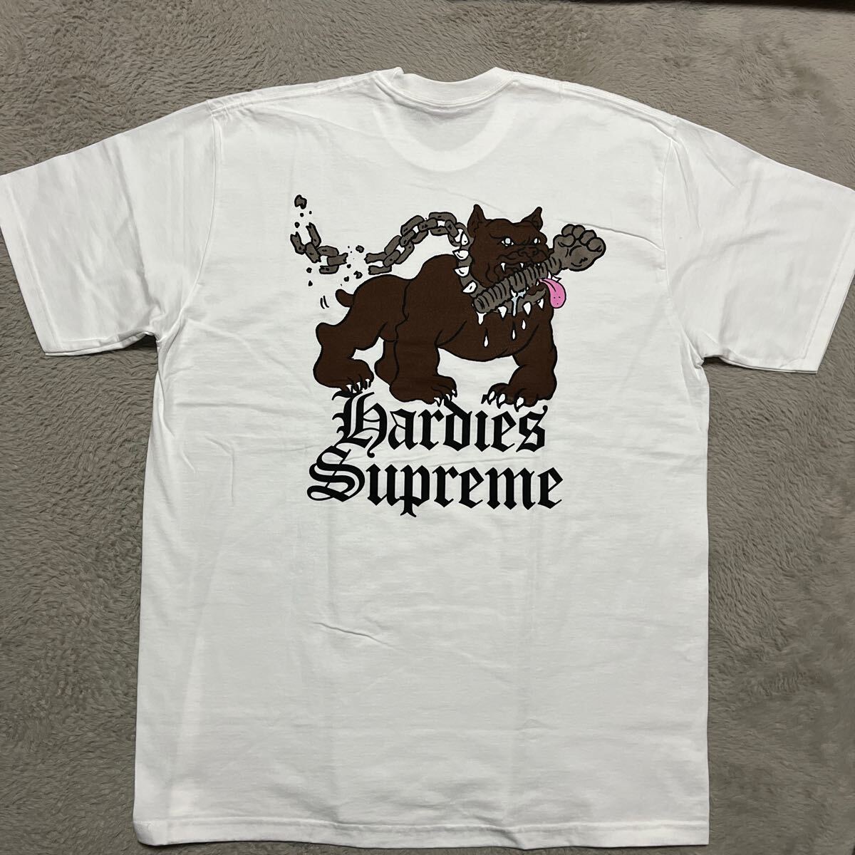 23ss Supreme Hardies Dog tee tシャツ XL 犬　ハーディーズ　白　ホワイト