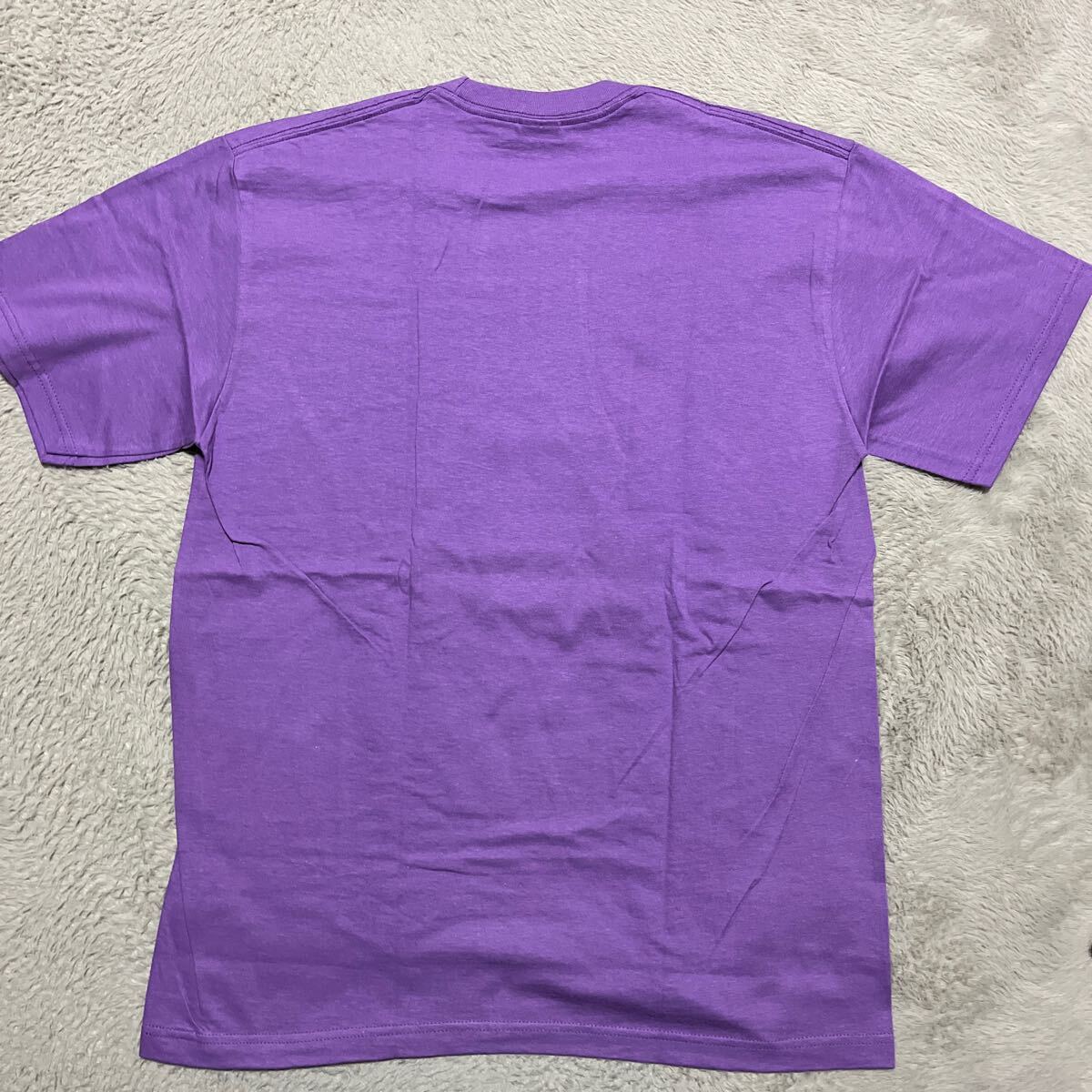 21aw Supreme Multi Logos tee tシャツ purple M 紫　パープル_画像3