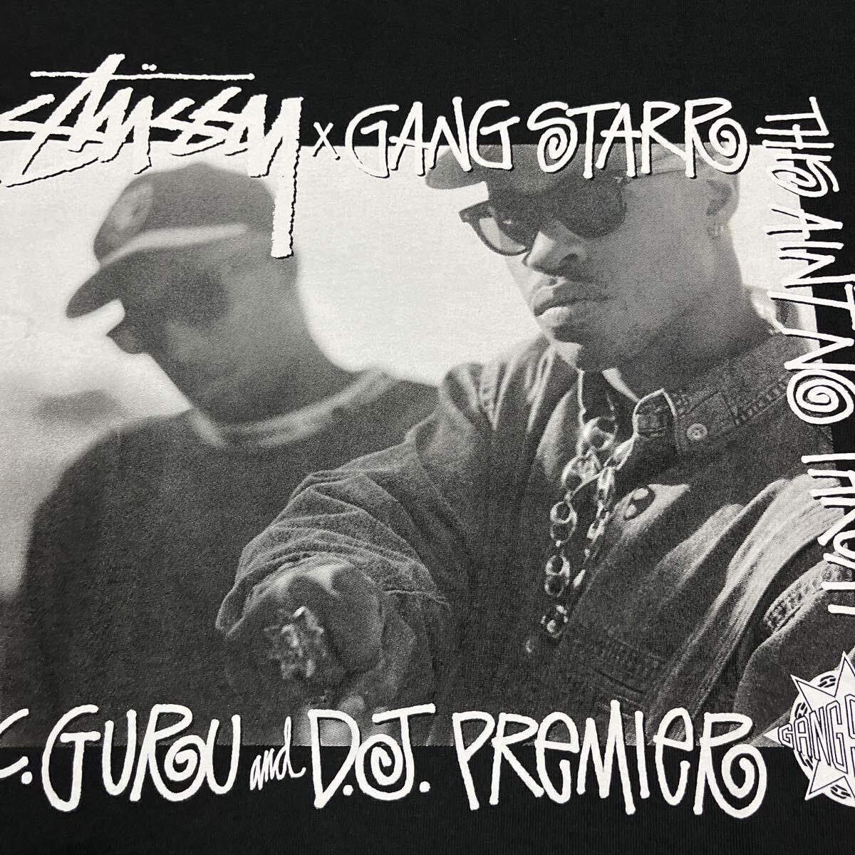 Stussy x Gang Starr Take It Personal Tee Blackステューシー x ギャング スター テイク イット パーソナル Tシャツ ブラック tシャツ_画像5