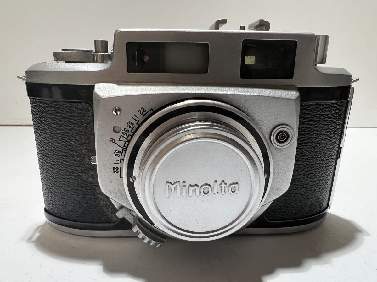 MinoltaミノルタA-2レンジファインダーカメラ★ROKKOR f3.5 45mm付き★ハードケースその他付属品有り_画像3