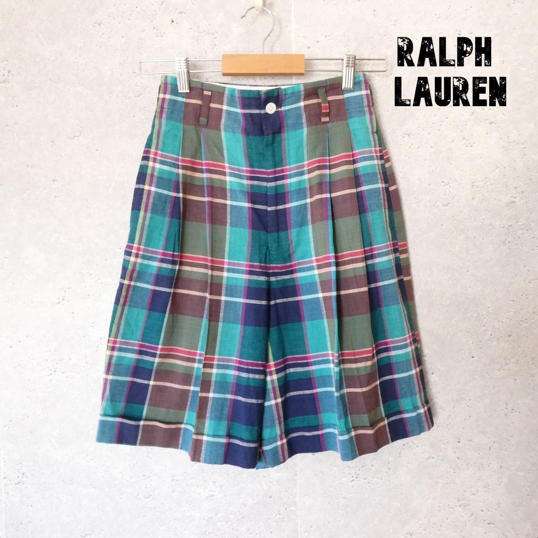  прекрасный товар Ralph Lauren Ralph Lauren размер 7 многоцветный шорты шорты ma гонг s в клетку tuck A2447