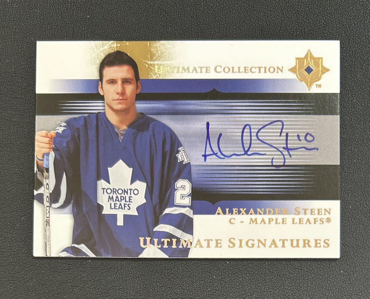 2005-06 UD Ultimate Collection NHL Alexander Steen Auto Maple Leafs Ultimate Signatures US-ST_画像1