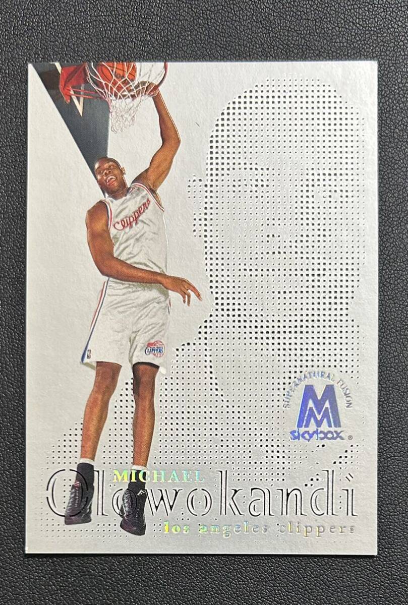 1998-99 SkyBox Molten Metal Fusion Michael Olowokandi Clippers Titanium 250枚限定 Parallel #44F Basketball NBA_画像1