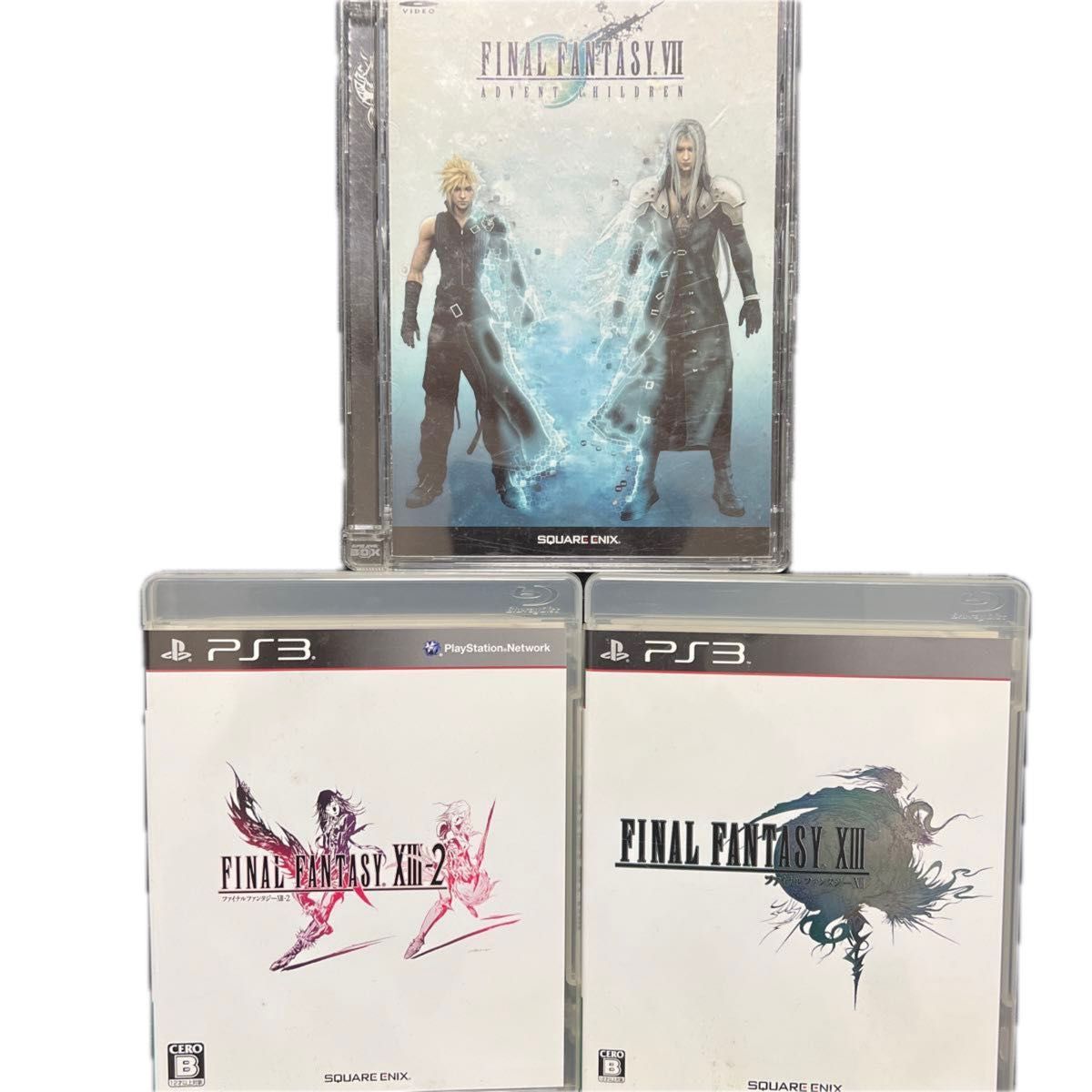 【PS3】 ファイナルファンタジーXIII [通常版］XIII－２ 【DVD】アドベントチルドレン