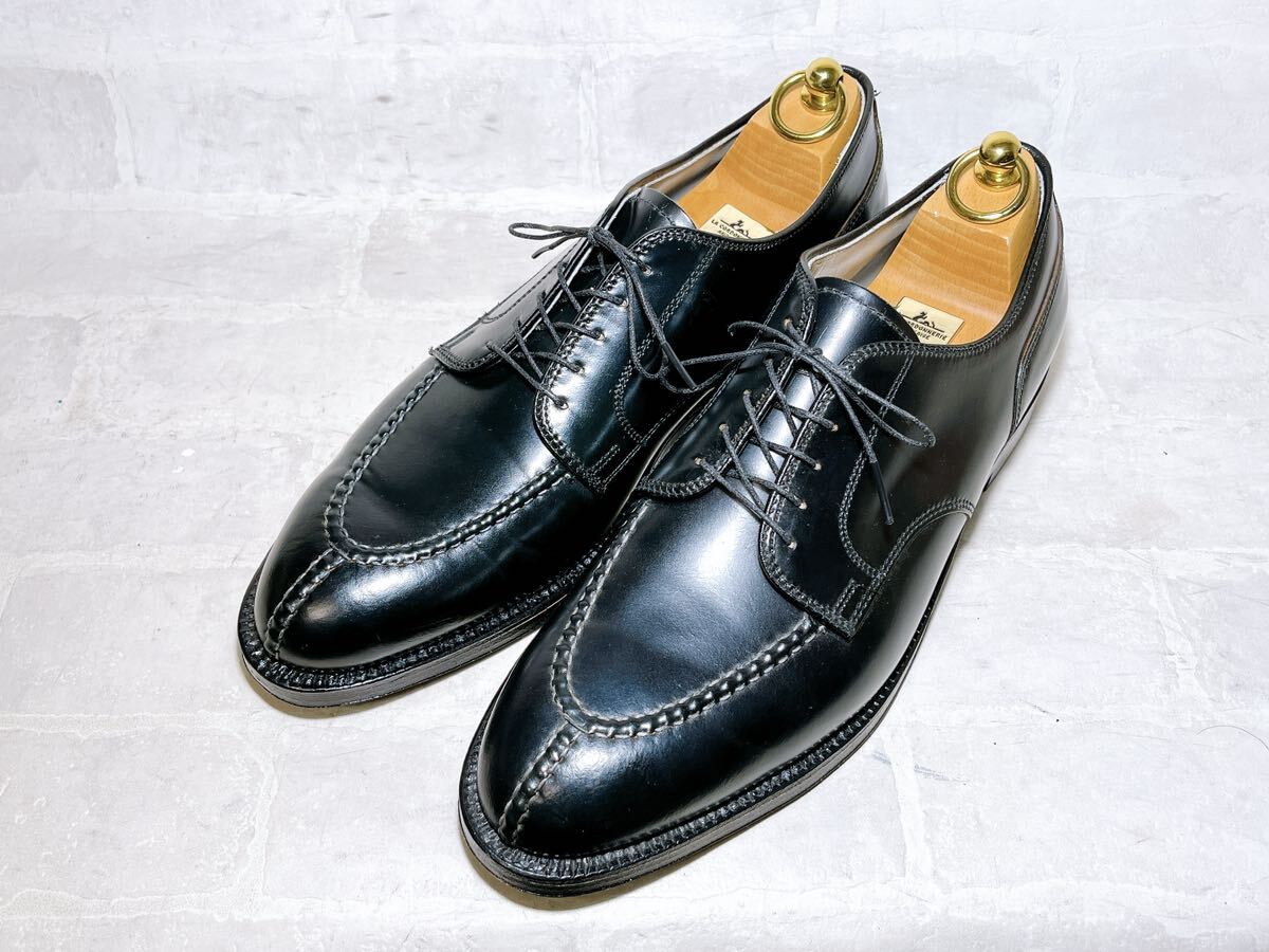 アメリカ製【未使用】Alden オールデン 最高級 コードバン Uチップビジネスシューズ 黒 US11（約29cm）高級紳士靴_画像2