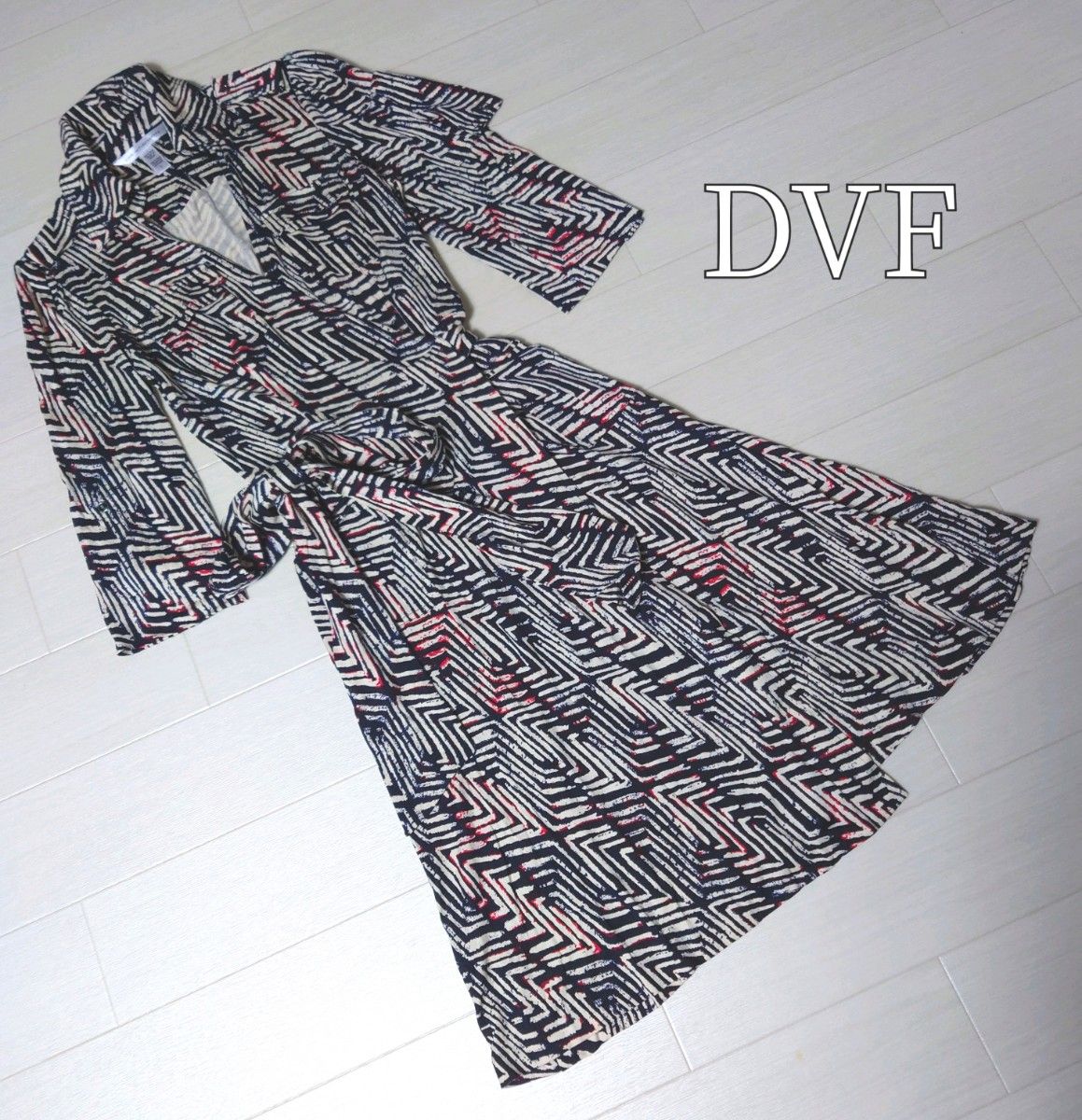 美品＊ダイアンフォンファステンバーグDVF ラップワンピース　カシュクールワンピース