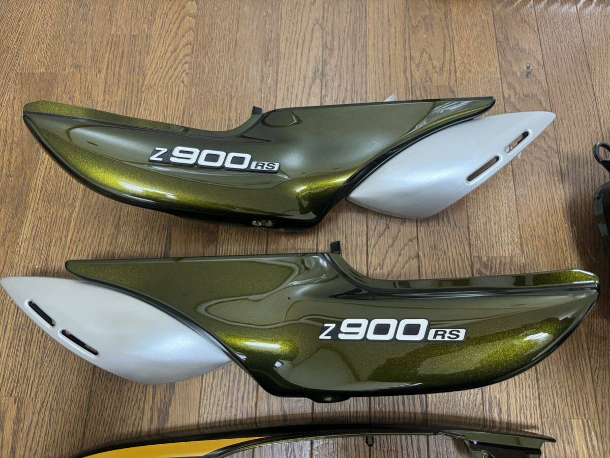 【送料無料】新車取外しZ900RSキャンディートーングリーン外装セットの画像6