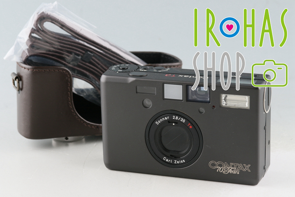 コンパクトカメラ Contax T3 70years Limited Edition 35mm Point & Shoot Film Camera #52129D5