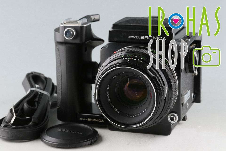 ブロニカ Zenza Bronica ETR + Zenzanon MC 75mm F/2.8 Lens #52263E3