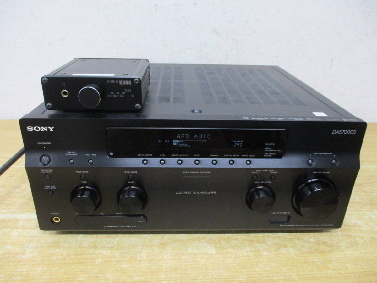 20400円 ○TJ-776 『SONY ソニー TA-DA5700ES』 AVアンプ 20400円 ○TJ-776 『SONY ソニー TA-DA5700ES』 AVアンプ