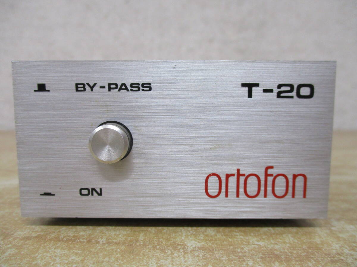 e10-4（ortofon T-20 MC昇圧トランス）オルトフォン オーディオ 音響機器 動作未確認 ジャンク 現状品の画像2