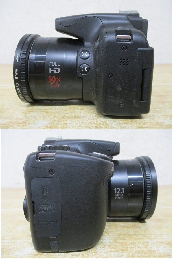 e9-2（Canon SH50 HS コンパクトデジタルカメラ）レンズ 4.3-215.0mm 1:3.4-6.5 キャノン PowerShot 動作未確認 ジャンク 現状品_画像3