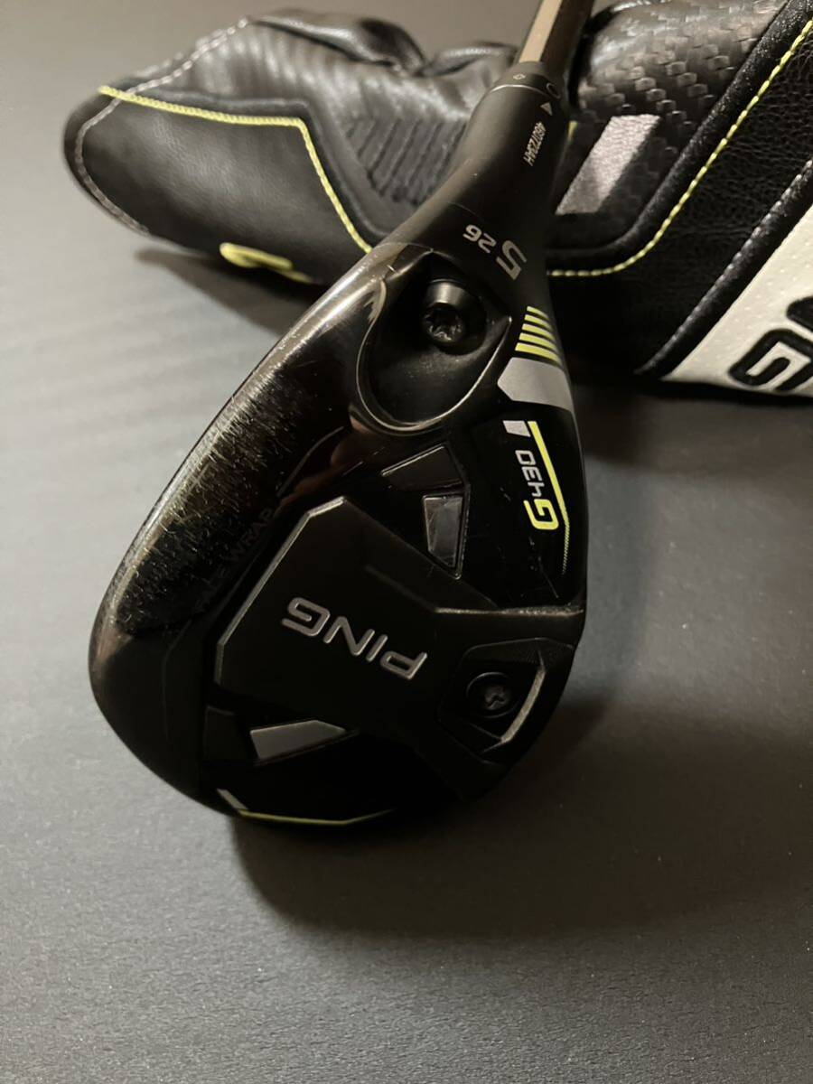 PING G430 UT HYBRID 5U 26°　日本仕様　ピン ユーティリティ ハイブリッド 5U 26° ツアークロム85S_画像7