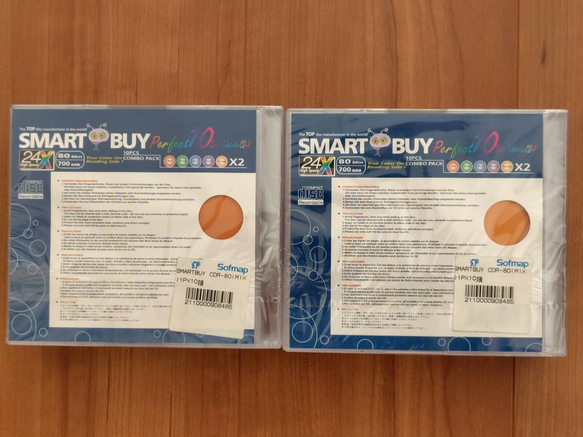 【未開封】SMART BUY　CD-R　700MB　20枚(10枚×2)セット_画像2