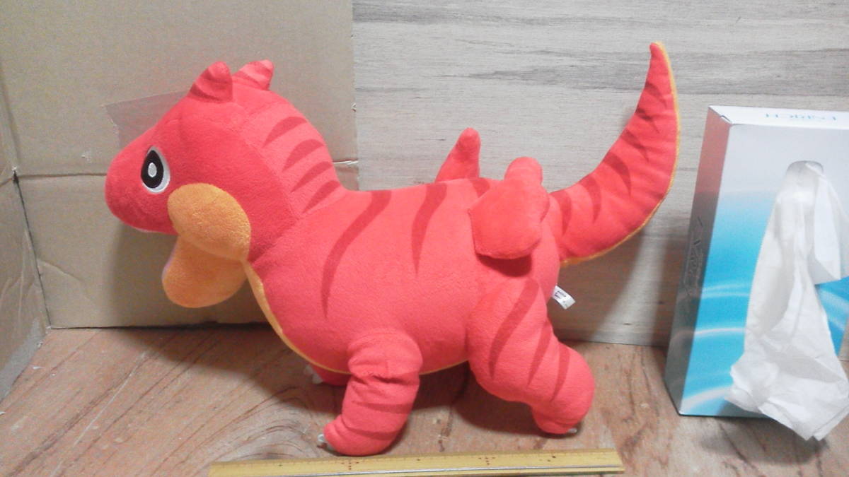  puzzle & Dragon PUZZLE&DRAGONSpaz gong tilaBIG soft toy running L42cm dinosaur 