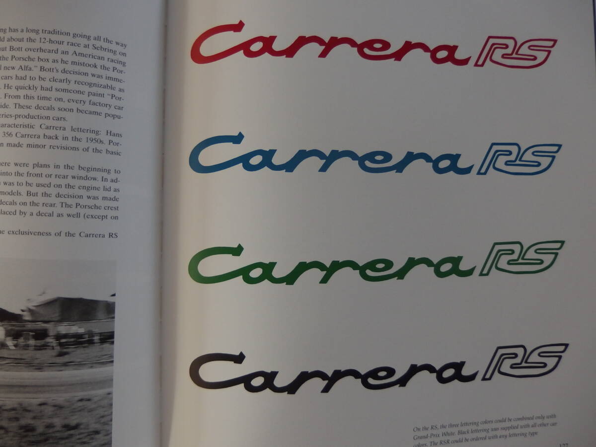  Porsche 911 Carrera RS 73 ограничение книга@! 73 Carrera. все . понимать книга@? narrow 911CARRERA RS 73y