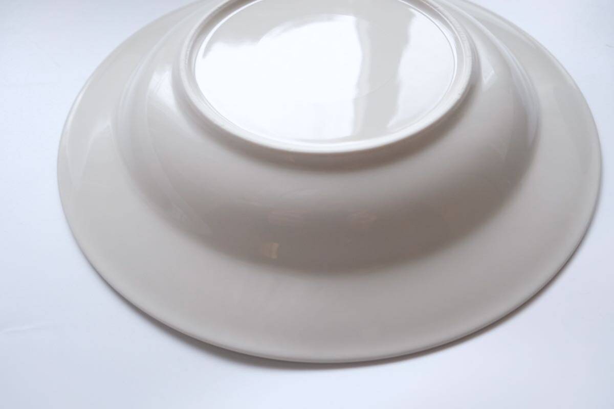 美濃焼　白磁　リムプレート　スープ皿　パスタ皿　カレー皿　深皿