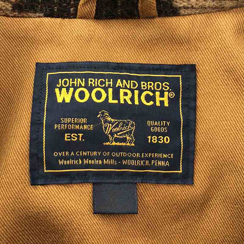 WOOLRICH / ウールリッチ | ネイティブ コンチョボタン ウール オーバージャケット | XL | マルチカラー | メンズ_画像6