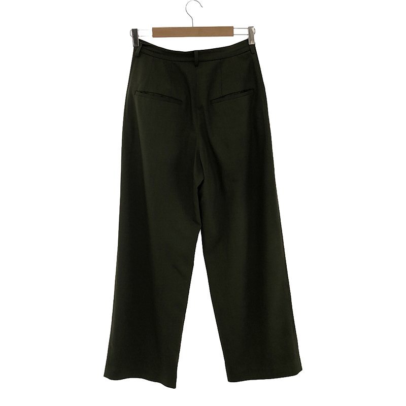 CLANE / クラネ | BASIC TUCK PANTS ベーシックタックパンツ | 1 | カーキ | レディース_画像5