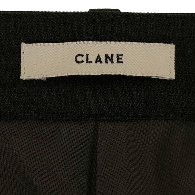 CLANE / クラネ | BASIC TUCK PANTS ベーシックタックパンツ | 1 | カーキ | レディース_画像6
