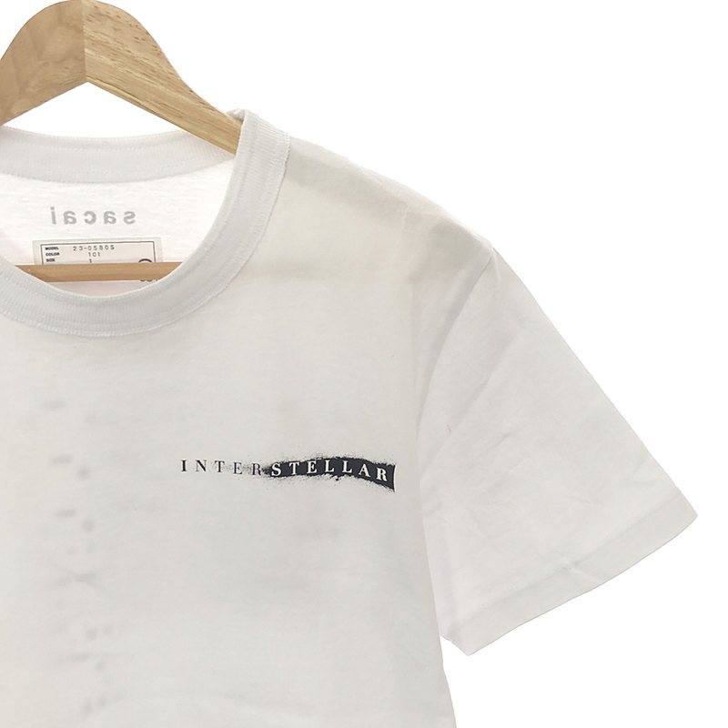 sacai / サカイ | 2023AW | 「INTERSTELLAR T-Shirt」プリントTシャツ | 1 | ホワイト | レディース_画像2