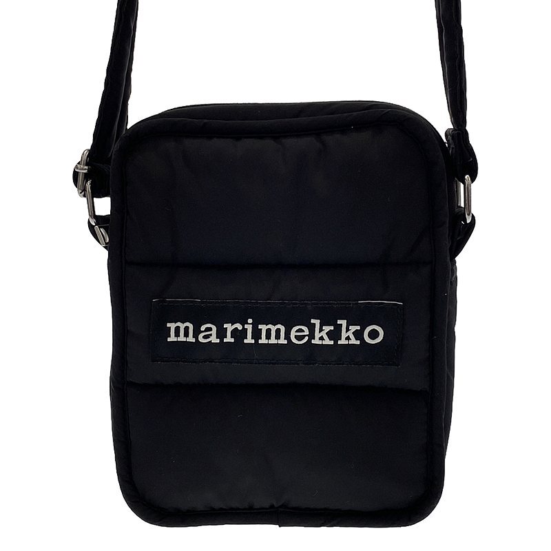 【美品】 marimekko / マリメッコ | LEIMEA ショルダーバッグ | ブラック | レディース_画像3