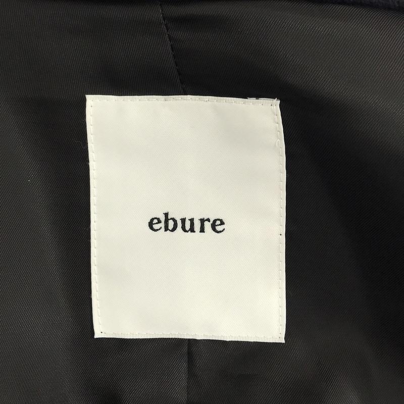 ebure / エブール | ジロンラム ダブルフェイスウール コート | 38 | ネイビー | レディース_画像6