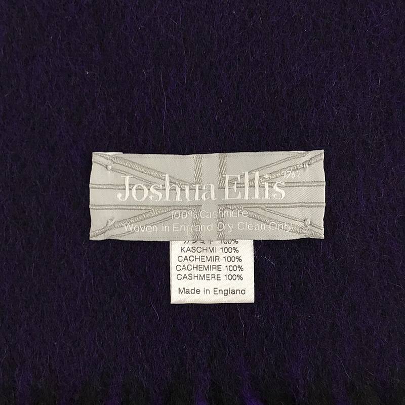 【新品】 JOSHUA ELLIS / ジョシュアエリス | cashmere 100％ / カシミヤ フリンジ 大判ストール マフラー / ユニセックス_画像3